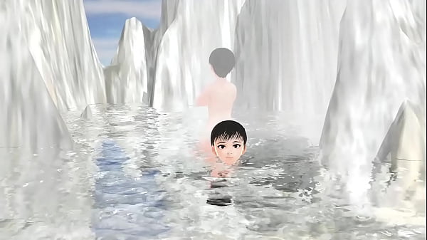 [Mixed Bathing] [Hot Spring Girls] Leo: Anime girls try mixed bathing in a remote area [without towels]