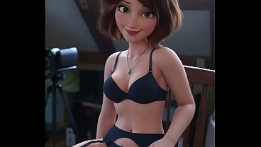 Hentai 3D — Cô Cass trong buổi casting sex